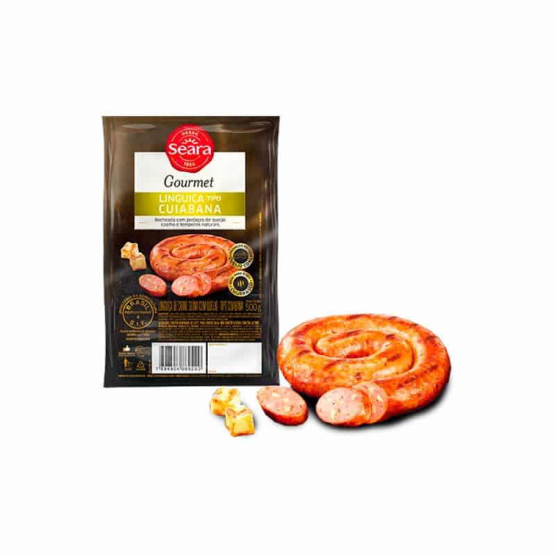 Linguiça Cuiabana c/ Queijo Coalho (500g)