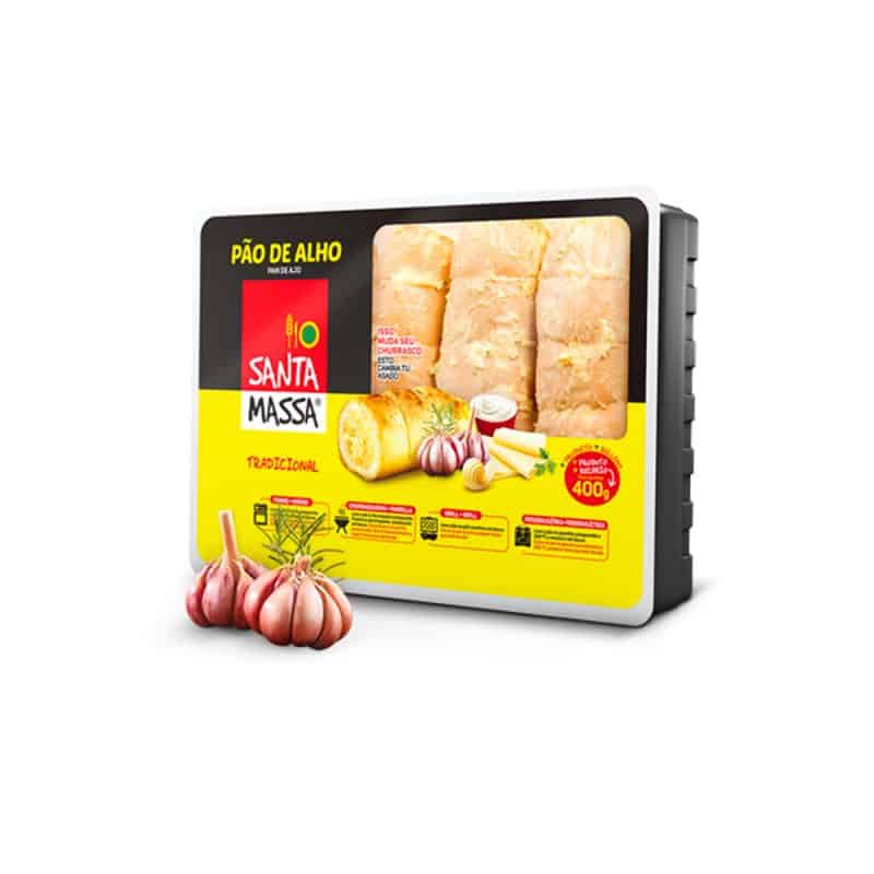 Pão de Alho Tradicional (marca santa massa)