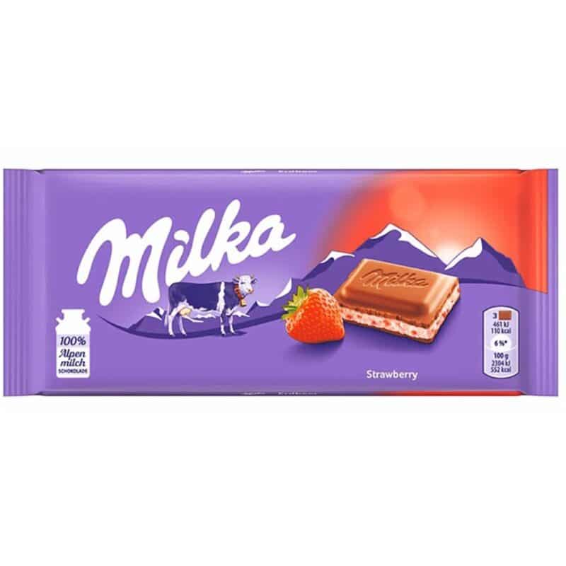 Milka barra strawberry 100gr